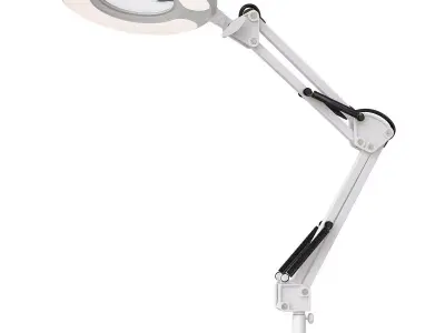 Black White Turanga Table Lamp 3D model