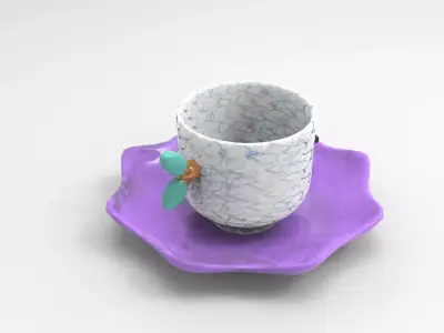 Migo Cups Set Low-poly 3D model