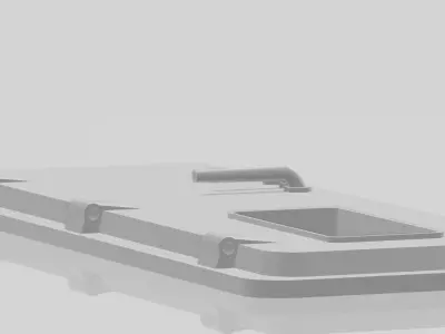 FUNCTIONAL DOOR MODEL FOR SHIP MODELS 3D print model