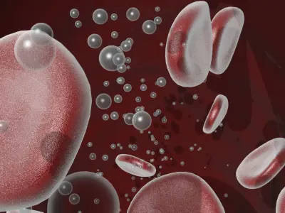 Animated Blood Vessels Segment 3D model