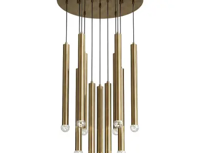 Daje LED Multi Light Pendant Light Low-poly 3D model