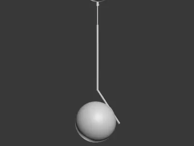 Flow Lights Family Michael Anastassiades Pendant 3D model