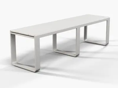 Gandia Blasco Flat bench 3D model