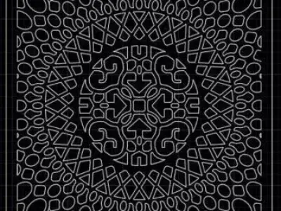 Special Motif for Laser cutting 3D model