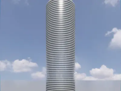 Parametric Building 1b4 3D model