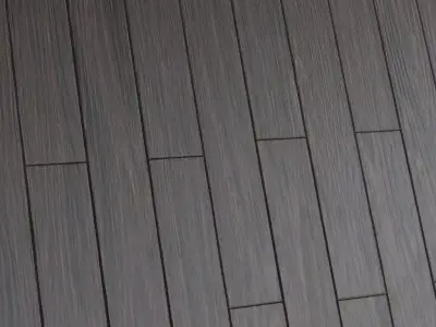 Modern Herringbone Dark Walnut Wood Parquet PBR Seamless Texture