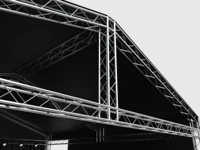 Concert Stage 8 3D model