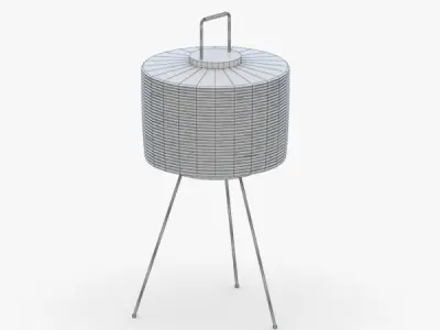 1459 - Floor Lamp Low-poly 3D model