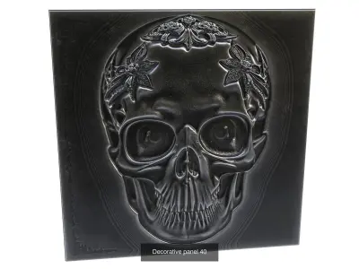 Collection of decorative panels 03 3D Model Pack