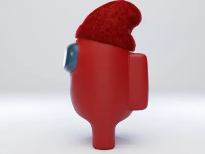 Among Us Beanie Character 3D model