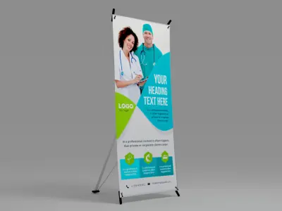 Standee exhibition 01 3D model