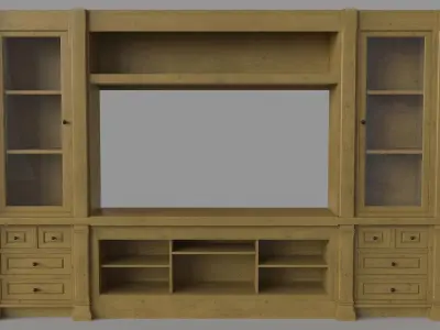 Entertainment Media Console 3D model