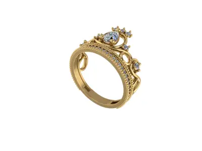 P47 Women Ring Model 3D print model