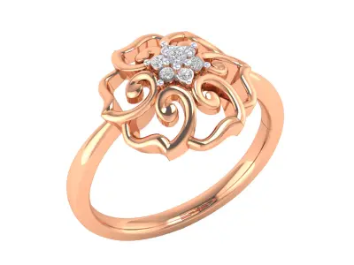  Women Ring Render 3dm STL MTL SLC JCD OBJ FBX Details 3D print model 15