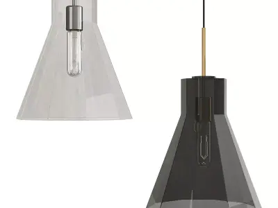 Simplicite LED Beaker Pendant Light Low-poly 3D model