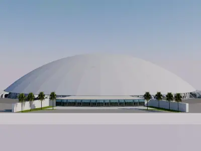 Jeddah Superdome Saudi Arabia 3D model