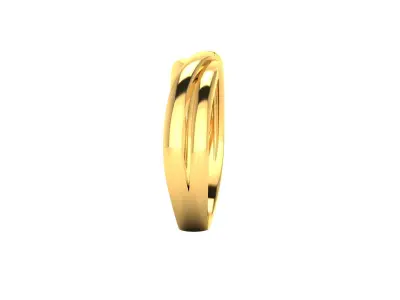 Solitaire Wedding Engagement Women Ring 3D print model order