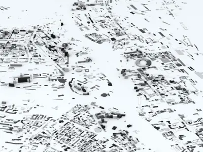 Tbilisi Streets and Buildings 3D model