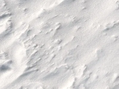 Snow 09 PBR Low-poly 3D model