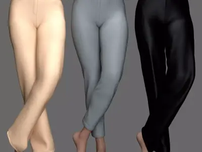 MS 3-in-1 Female Pants - G8F and G9 3D model