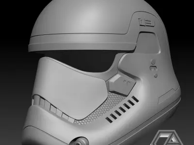 Star Wars - First Order Stormtrooper helmet 3D print model