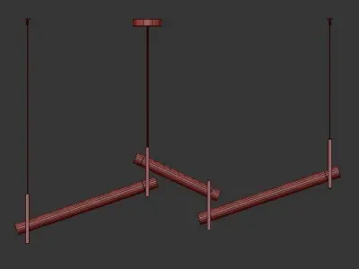 BAMBOU HORIZONTAL 3D model