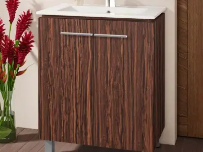 Jorrell Single Bathroom Vanity Set - 2 colour 3D model