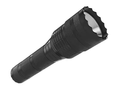 Tactical Flashlight 001 Low-poly 3D model