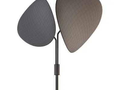 MANTA floor lamp with shade 3D model