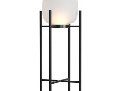 Stainless Steel Acrylic LED Standing Floor Lamp For Outdoor 3D model