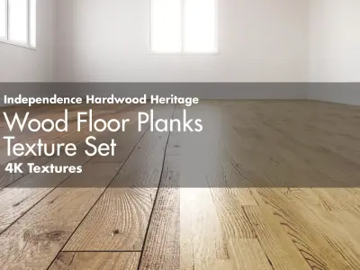 Independence Hardwood Heritage Wood Floor Planks Texture Set 4k Texture