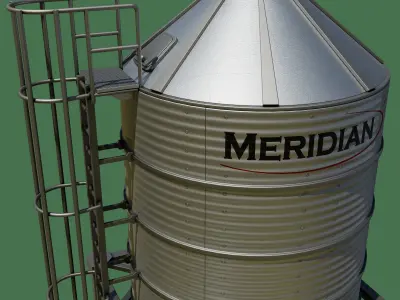 Grain Storage Silo 3D model