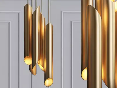 Signorini  Coco Bamboo Chandelier 3D model