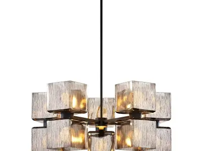 Crate and Barrel - Ava Large Chandelier 3D model