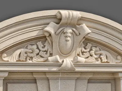 Windows in the style of modern classics 6 3D model 3D model