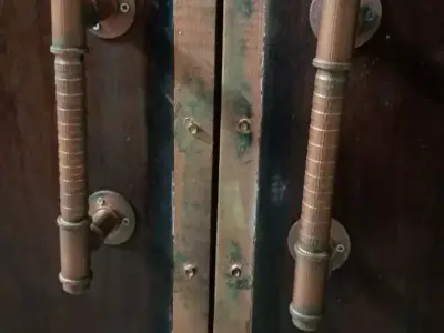 Steampunk Pipe Door Drawer Handle 3D print model