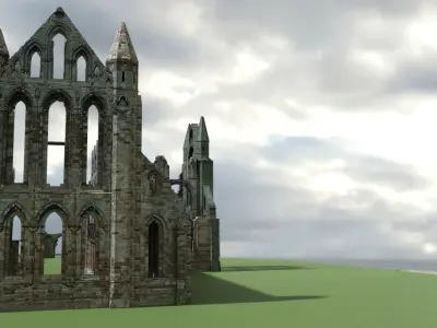 Whitby Abbey 3D model