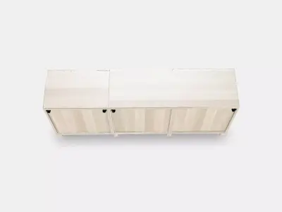 BESTA Storage combination with doors 3 Low-poly 3D model