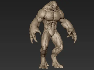 Chimera Creature 3D model