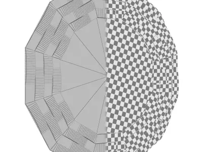 Cavalier Wall Mirror ROSP5192 3D model