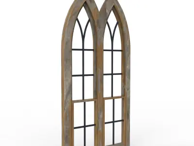 Castle window 3D model