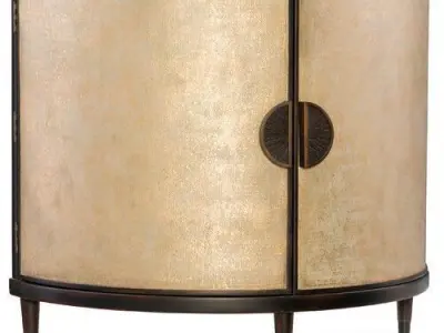 Melange Em Demilune Door Cabinet 3D model