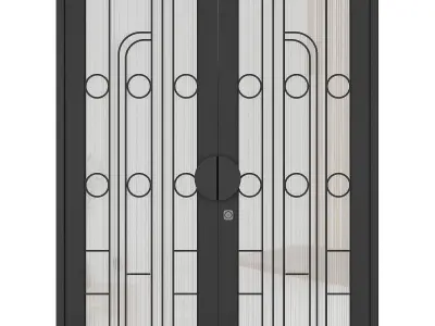 Entrance door set230 3D model