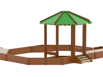 Lappset Atacama Sand Lounge 3D model