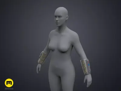 Sabine Wren Forearm Guard - Ahsoka 3D print model