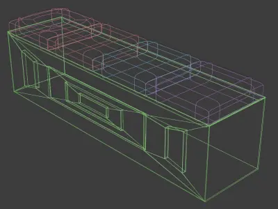 Window seat 3D model