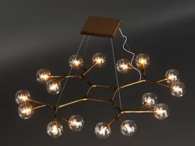 Mahowald Fixed Chandelier  89103 3D model