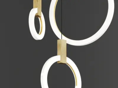 Banbury Hanging Lamp by Romatti 3D model