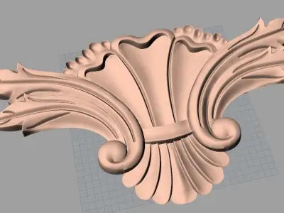 CNC 3D relief design STL format file used for artcam aspire E749 3D model