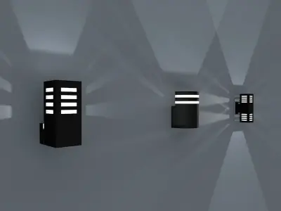 Wall Lamp Set 3D model